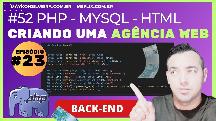COMO CRIAR UM SITE DE AGÊNCIA EM PHP EPISÓDIO 23 - COMO CRIAR UM SITE EM PHP 8