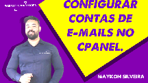 configurando contas de e mails Contas de E mails - Maykon Silveira