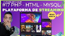 CRIANDO UMA PLATAFORMA DE STREAMING COM PHP E MYSQL ESTILO NETFLIX - MSFLIX - CLONE NETFLIX PHP