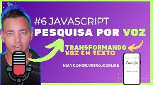 Pesquisa Por Comando de Voz e Transformar Áudio em Voz - Criar um sistema de busca por Voz