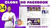Recriando o Facebook  do Zero e Fácil Parte 4 - Curso de HML5, CSS E JAVASCRIPT - Maykon Silveira