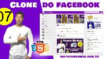 Recriando o Facebook do Zero e Fácil Parte 6 - Curso de HTML5, CSS e JS na pratica - Maykon Silveira
