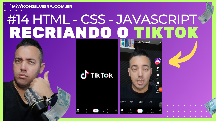 RECRIANDO O TIKTOK PASSO A PASSO EM HTML, CSS E JAVASCRIPT - POR MAYKON SILVEIRA - CLONE TIKTOK HTML