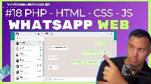 RECRIANDO O WHATSAPP WEB EM PHP,  MYSQL HTML E CSS DO ZERO - CLONE WHATSAPP WEB - MSFLIX - MAYKON SILVEIRA