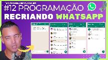 RECRIANDO WHATSAPP APP PASSO A PASSO - HTML - CSS - JAVASCRIPT - CLONE WHATSAPP APP UI