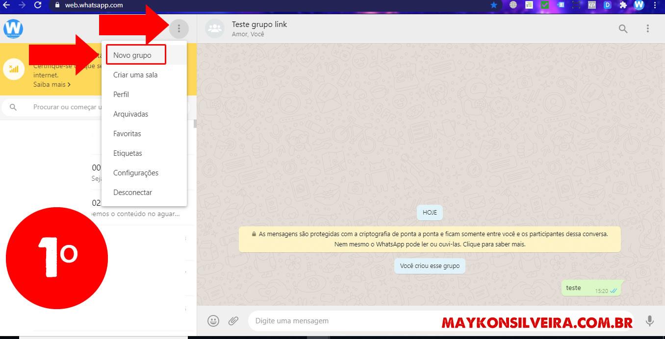 Como convidar pessoas para o seu grupo de whatsapp - Maykon Silveira