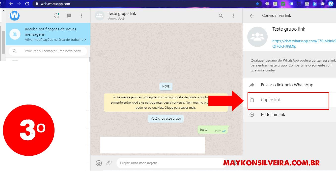 Como convidar pessoas para o seu grupo de whatsapp - Maykon Silveira