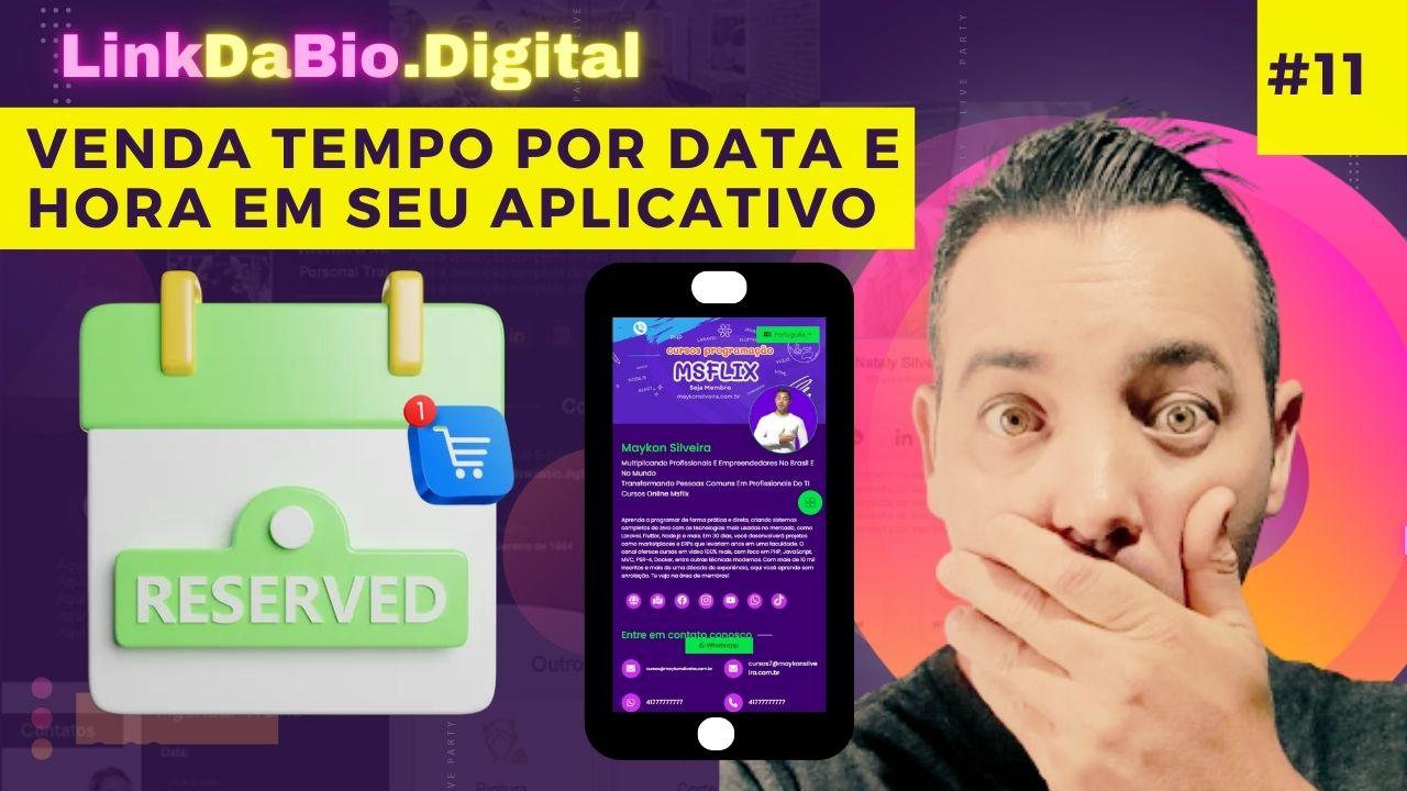 Como criar um site e aplicativo de vendas de horas, agendamentos, consultas, reservas e serviços - Como Transformar Suas Redes Sociais em Uma Máquina de Vendas - Criar Site Aplicativo Link da Bio - Maykon Silveira