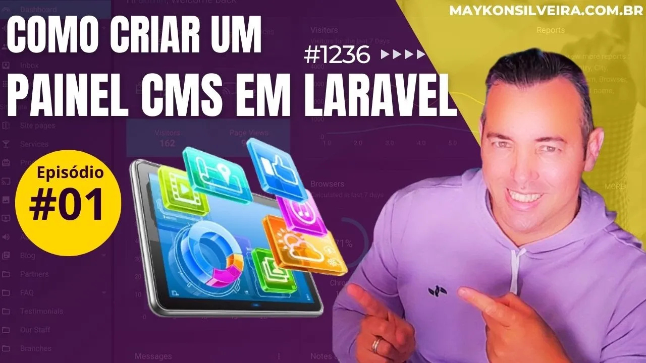 01 - Baixar e instalar o laravel e php - Criando um painel CMS em Laravel - Maykon Silveira